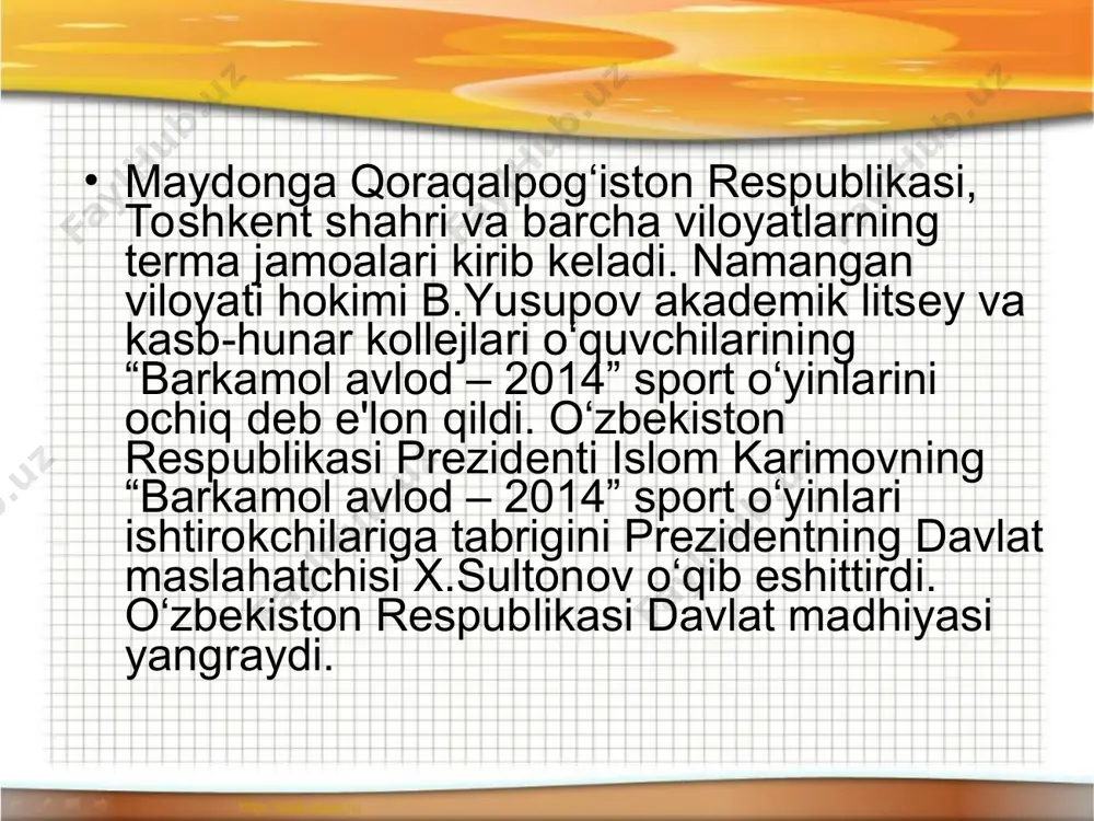 "barkamol avlod" sport o’yinlari - Page 5