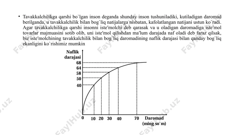 hilik bilan qatnashuvchi sub′ektlar o`rtasida shunday taqsimlanadiki, oqibatda har bir sub′ektning kutiladigan yo`qotishi nisbatan kichik bo`ladi. image1.png image2.png image3.png image4.png image5.png image6.png image7.png image8.png image9.png image10.png /docprops/thumbnail.jpeg