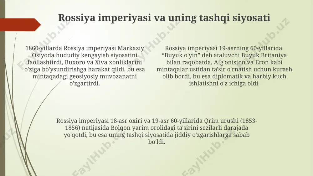 xviii asr oxiri va xix asr 60-yillardagi xalqaro munosabatlar - Page 4