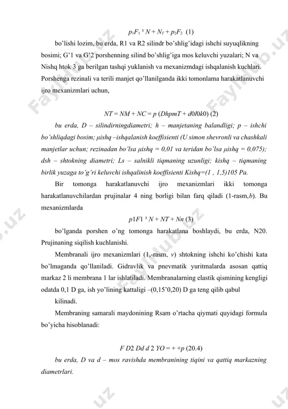 gidravlik va pnevmatik kuchaytirgichlar - Page 5