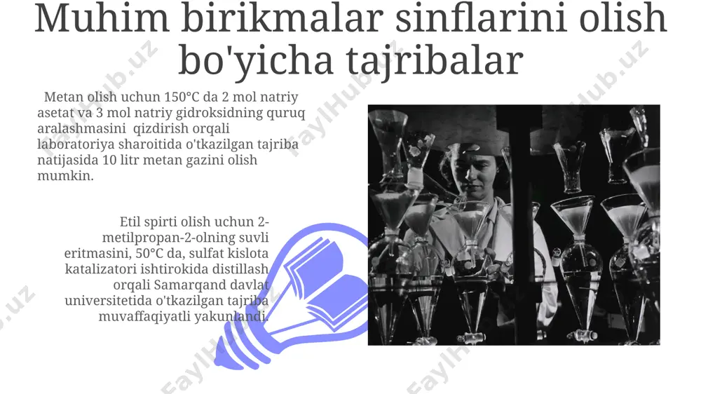 kimyoning eng muhim sinflarining olinishi va kimyoviy xossalariga oid tajribalar - Page 3