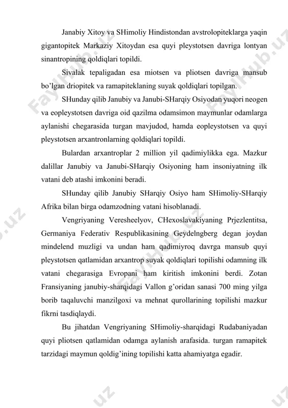 inson jamiyatining kelib chiqishi - Page 4
