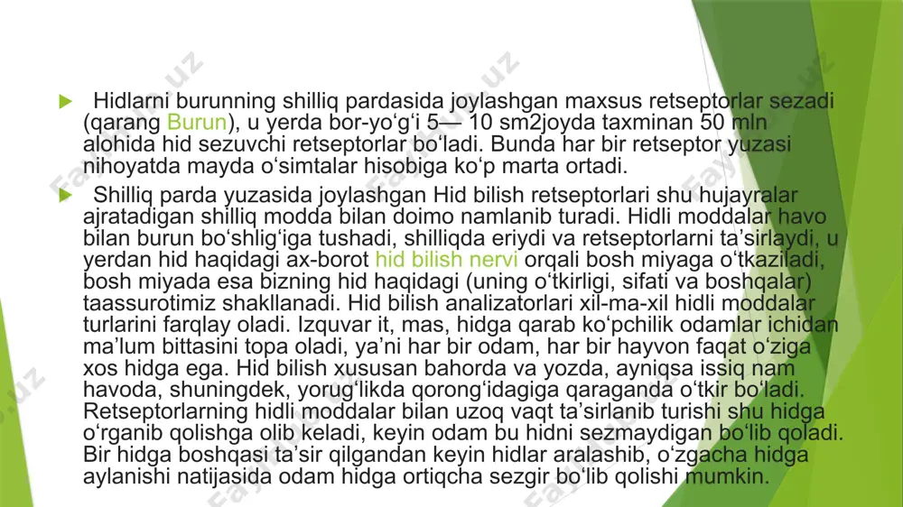 hid bilish organing tuzilishi va uning regeneratsiya qilish xususiyati - Page 4