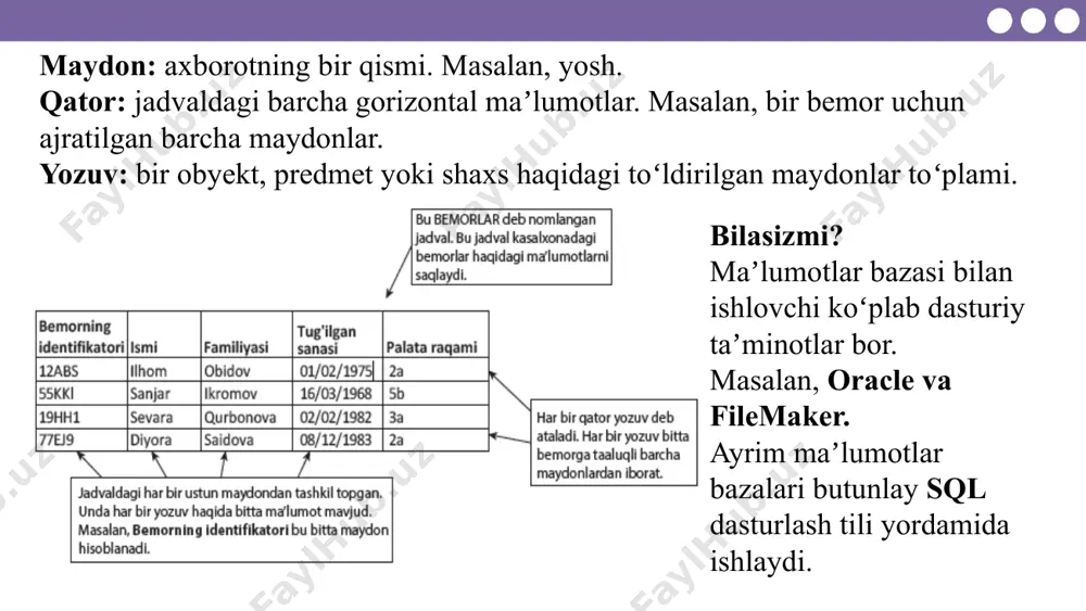 ma'lumotlar bazasi - Page 4