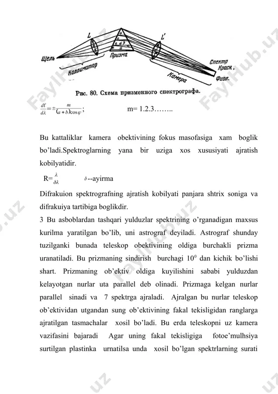 spektrograflar va ularning asosiy ko’rsatkichlari. ( qo’shimcha o’qish uchun) - Page 4