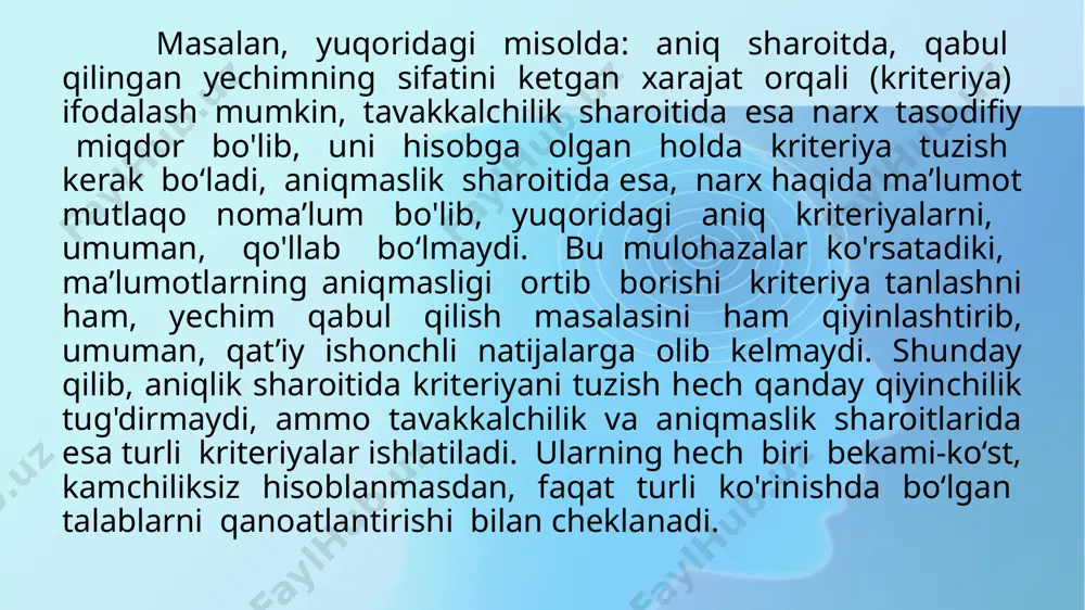 yechim qabul qilish sharoitida - Page 4