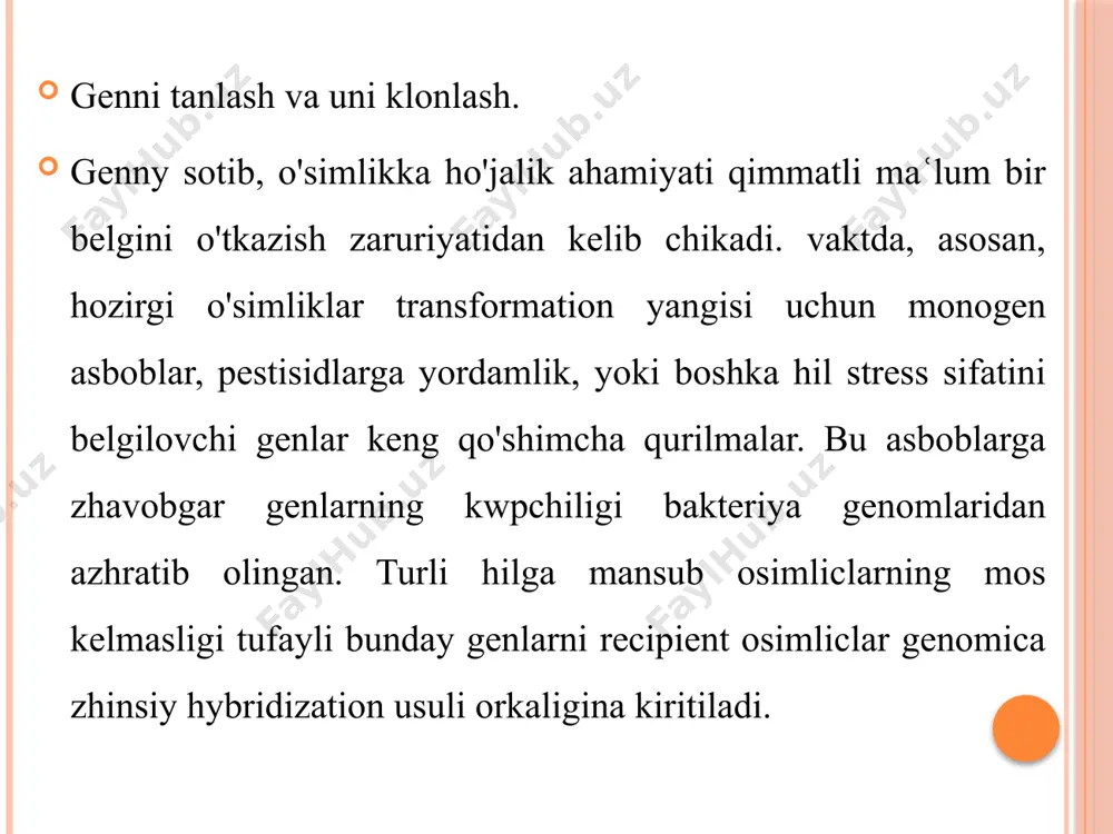 o’simliklar va gen muhandisligi - Page 4