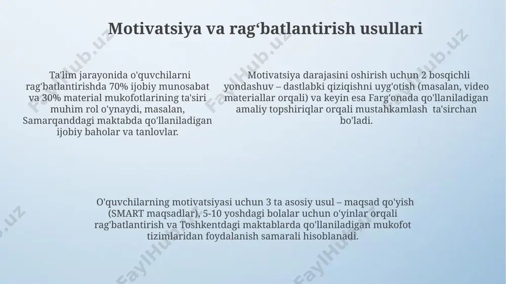 pedagogik ta'sir ko'rsatish metod va vositalari - Page 5