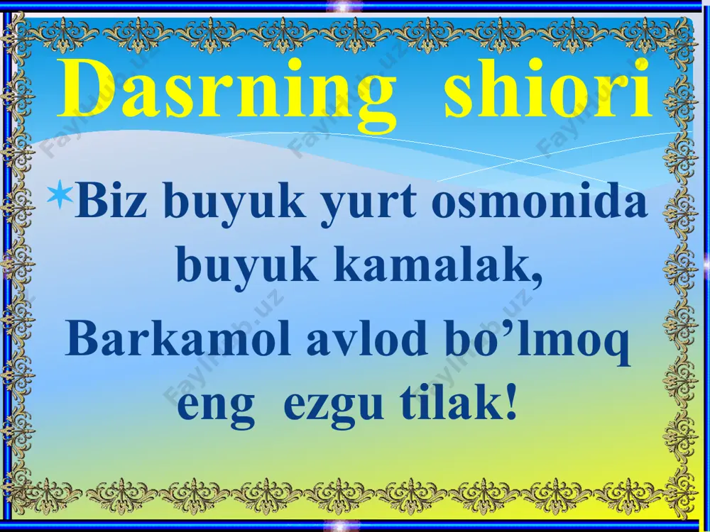 navro’z haqida dars ishlanmasi - Page 4