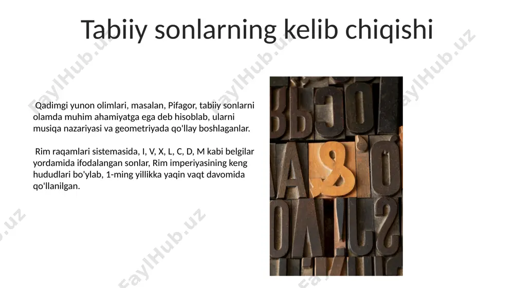 son sanoq tushunchasi: natural sonlar va nol paydo bo‘lish tarixi - Page 5