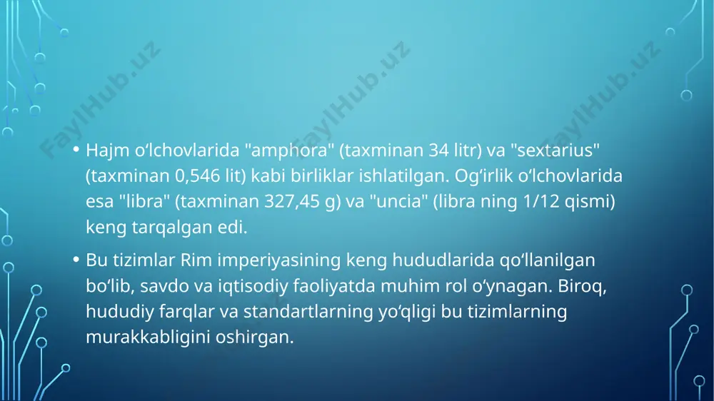 qadimgi misr va mesopotamiya o‘lchov birliklari haqida ma’lumotlar - Page 5