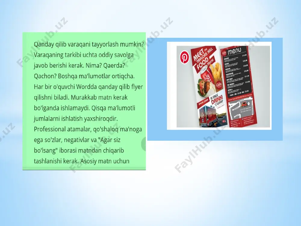 flayer tayyorlash tartibi - Page 3