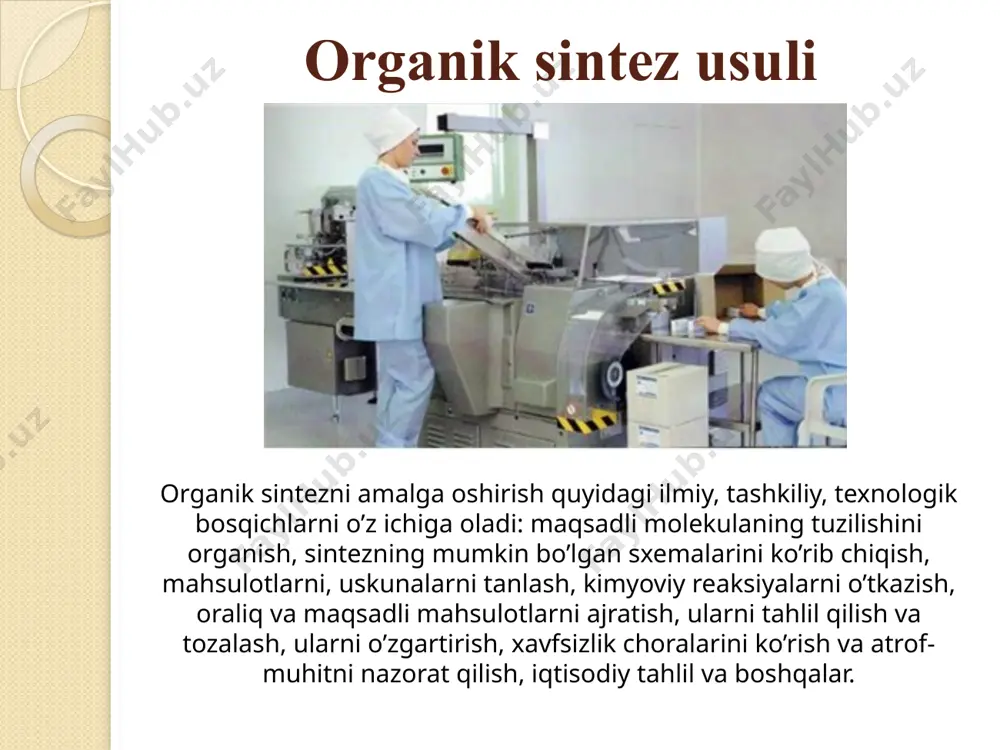 fermentlaryordamida organik moddalar sintezi - Page 5