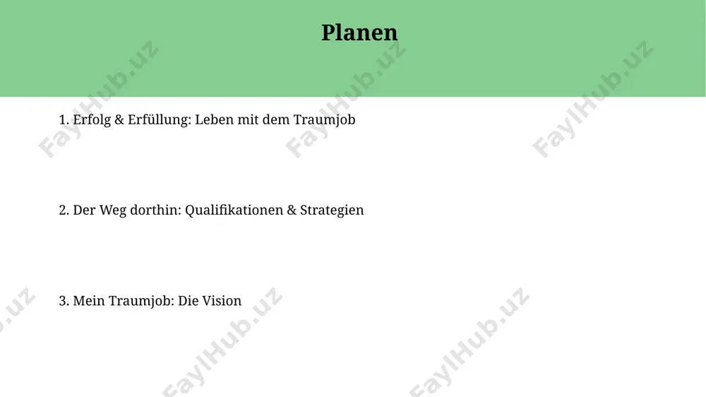 ine führungsposition mit personalverantwortung für ein team von mindestens 10 mitarbeitern an, um meine strategischen und kommunikativen fähigkeiten optimal einzusetzen. meine motivation und leidenschaft mein stark ausgeprägtes interesse an nachhaltigkeit und sozialer verantwortung motiviert mich, in meinem traumjob über 80% meiner arbeitszeit an lösungen zu arbeiten, die einen messbaren beitrag zur umwelt- und sozialproblematik leisten. die möglichkeit, als teil eines hochmotivierten teams von 10+ experten an bahnbrechenden projekten mitzuwirken und durch datengetriebene entscheidungen einen signifikanten positiven impact zu erzielen, treibt mich täglich an. arbeitsumfeld und arbeitsbedingungen das unternehmen fördert aktiv die gesundheit der mitarbeiter durch jährliche gesundheitschecks, fitnessangebote und subventionierte mitgliedschaften in sportstudios mit einem budget von über 5.000 euro pro jahr. die teamgröße liegt idealerweise bei 10-15 personen, um eine kollaborative und dennoch effiziente arbeitsatmosphäre mit regelmäßigen feedback-gesprächen (mindestens 4 pro jahr) zu gewährleisten. gehaltserwartungen und benefits ein firmenwagen der oberen mittelklasse mit tankkarte und ein jährliches weiterbildungsbudget von …