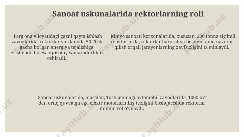 sanoat qurilmadagi rektorlar - Page 5