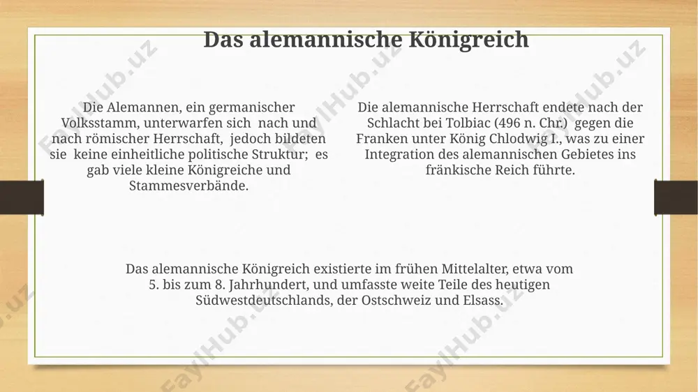 icklung der alten eidgenossenschaft war kein linearer prozess, sondern ein organischer, der sich über jahrzehnte erstreckte und durch weitere beitritte von orten und die ausarbeitung von institutionellen strukturen gekennzeichnet war. die habsburger, als damalige landesherrschaft, versuchten wiederholt, die wachsende unabhängigkeit der eidgenossen durch militärische interventionen zu unterbinden, was zu mehreren wichtigen schlachten und militärischen konflikten bis ins 15. jahrhundert führte. die schwabenkriege und die konsolidierung die schwabenkriege (1499) führten zur entscheidenden schwächung des heiligen römischen reiches und ermöglichten den eidgenossen eine faktische unabhängigkeit, obwohl die formelle anerkennung erst später folgte. der sieg in den schwabenkriegen festigte die bestehende konföderation und ebnete den weg für die aufnahme weiterer kantone, was zur allmählichen konsolidierung der schweizerischen eidgenossenschaft beitrug. während der schwabenkriege erlitten die habsburger, die den kaiser stellten, schwere niederlagen gegen die eidgenossen, was ihre hegemoniale position in der region nachhaltig beeinträchtigte. römerzeit in der schweiz archäologische funde belegen den einfluss der …