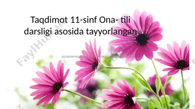 nutqning mantiqiyligi 11-sinf — PPTX