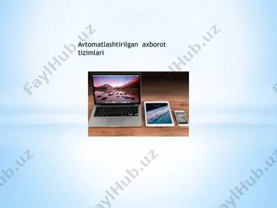 avtomatlashtirilgan axborot tizimlari — PPTX