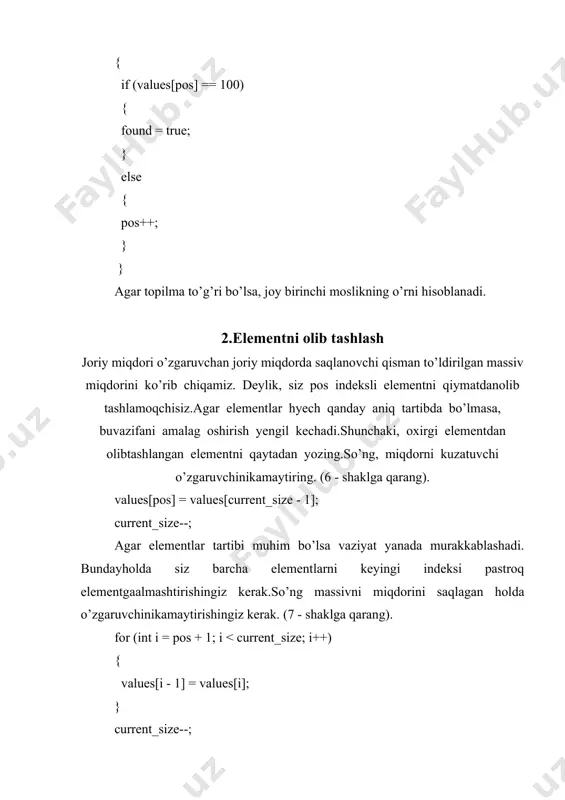 massivlar uchun umumiy algoritmlar - Page 5