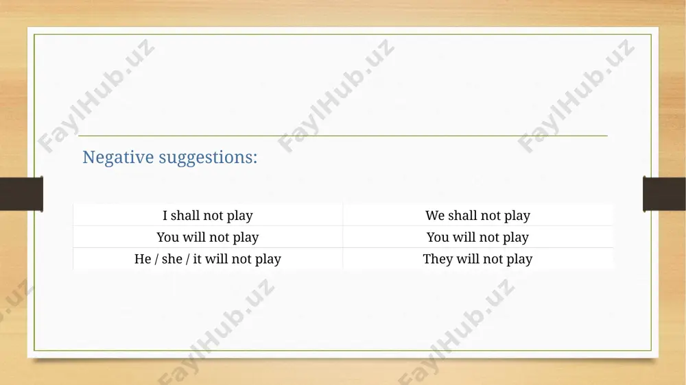 presentation on the theme: “future simple” - Page 5