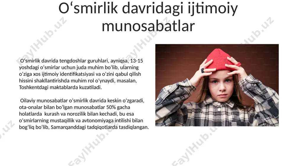 oʻsmirlik davrida psixik rivojlanish hususiyatlari - Page 5