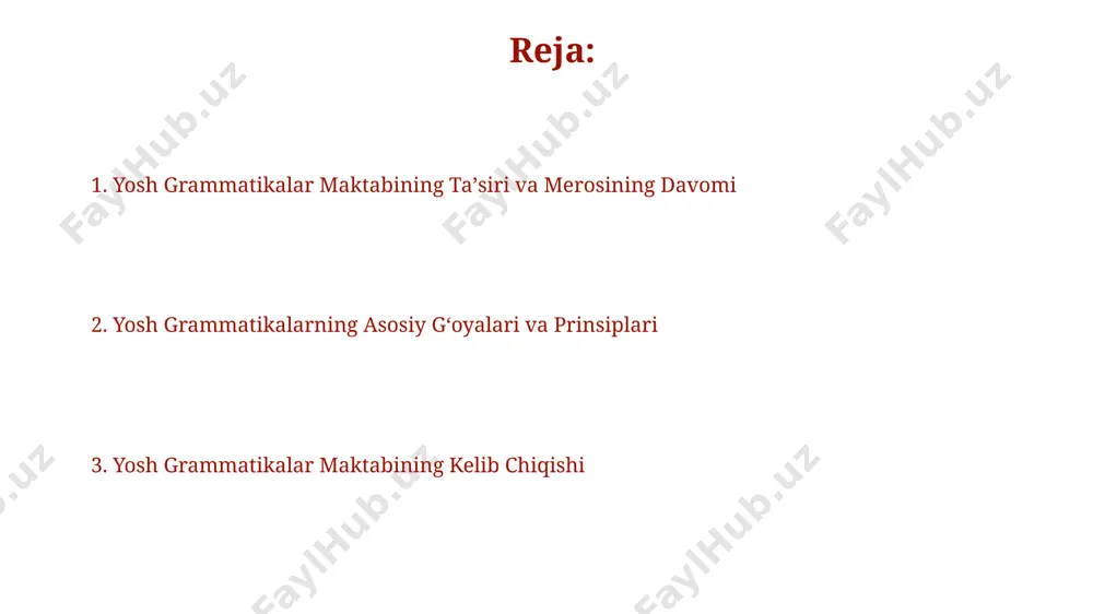 19-asr oxirida paydo boʻlgan va tilning ichki tuzilishiga, uning sistematik xususiyatlariga urgʻu bergan, sinxronik tadqiqotlarga yoʻnalish edi. tanqid va bahslar maktab vakillari 3 ta asosiy yo‘nalish – semiotika, strukturlizm va pragma lingvistika g‘oyalaridan foydalanib, tilning ijtimoiy va madaniy funksiyalarini tahlil qilishga harakat qilishgan. "tanqid va bahslar" o‘zining 5-7 ga yaqin asosiy vakillarini bergan bo‘lib, ularning nazariyalari zamonaviy tilshunoslikka sezilarli ta'sir ko‘rsatgan. nemis tilshunosligiga taʼsiri немис тилшунослигига таъсири 18-аср охирида романтик мактабнинг пайдо бўлишига, хусусан, 1786 йилда вильгельм фон гумбольдт таъсири остида янги грамматикавий таълимотнинг ривожланишига олиб келди. янги грамматикавий йўналиш, 19-аср бошида, таҳлилий услубни татбиқ этиш орқали, немис тилининг тарихий ривожланишини ўрганишга жиддий ёндашувни шакллантирди, 20 дан ортиқ муҳим асарларни яратди. meros va taʼsiri "meros va taʼsiri" nazariyasi sintaksis, morfologiya va fonetika kabi til darajalariga taalluqli muhim taʼriflar va tushunchalarni o'z ichiga oladi va zamonaviy tilshunoslikka sezilarli his qo'shgan. "meros va taʼsiri" asosida tilning ichki tuzilishiga va uning sistemali xususiyatlariga …