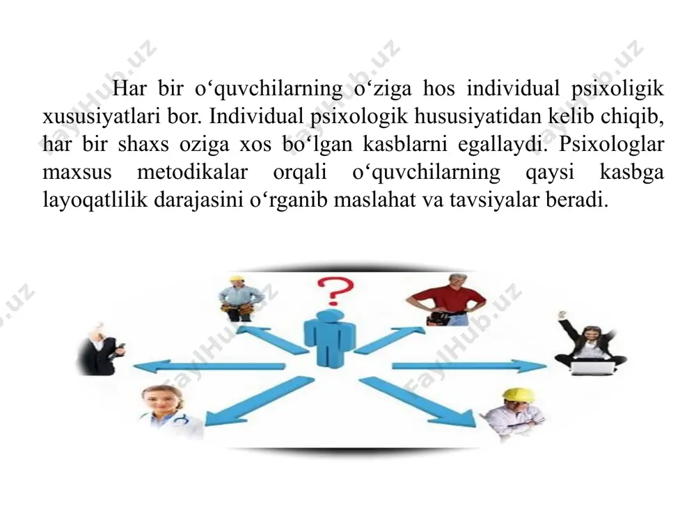 sogʻligʻi holatiga eʼtibor bermaydi. biz ikkita parametrni aniqladik – yekstraversiya va barqarorlik. gorizontal oʻqda “ekstravert” (xushmuomalalik) shkalasi boʻyicha ballar yigʻindisini va vertikal oʻqda – “barqarorlik” shkalasi boʻyicha ballar yigʻindisini belgilang. agar siz koordinata oʻqlarida ikkala nuqtani belgilagan boʻlsangiz, temperamentingizni osongina aniqlashingiz mumkin. siz markazdan qanchalik uzoqda boʻlsangiz, toʻrtta temperamentdan birining xususiyatlari shunchalik aniq boʻladi. agar sizning nuqtangiz ikkita oʻqdan birida boʻlsa, demak siz ikkita temperament xususiyatlarini birlashtira olasiz. bunda siz barcha toʻrtta temperamentning xususiyatlarini birlashtirasiz. sangvinik sangvinik temperamentli odam tezda odamlar bilan yaqinlashadi, quvnoq, bir faoliyat turidan boshqasiga osongina oʻtadi, lekin monoton ishni yoqtirmaydi. u his-tuygʻularini osongina boshqaradi, tezda yangi muhitga koʻnikadi, muloqotni yaxshi koʻradi. sangvinik odam tezda quvonch, qaygʻu, mehr va dushmanlik tuygʻularini rivojlantiradi, ammo bu tuygʻular sayozdir. sangvinik odamning kayfiyati tezda oʻzgaradi, lekin, qoida tariqasida, yaxshi kayfiyat ustunlik qiladi. sangvinik temperamenti kasb tanlashda hech qanday cheklovlar qoʻymaydi. ushbu temperament vakillari quyidagi kasblardan birini egallashlari mumkin: maʼmur(administirator). sotuvchi. pedagog. …