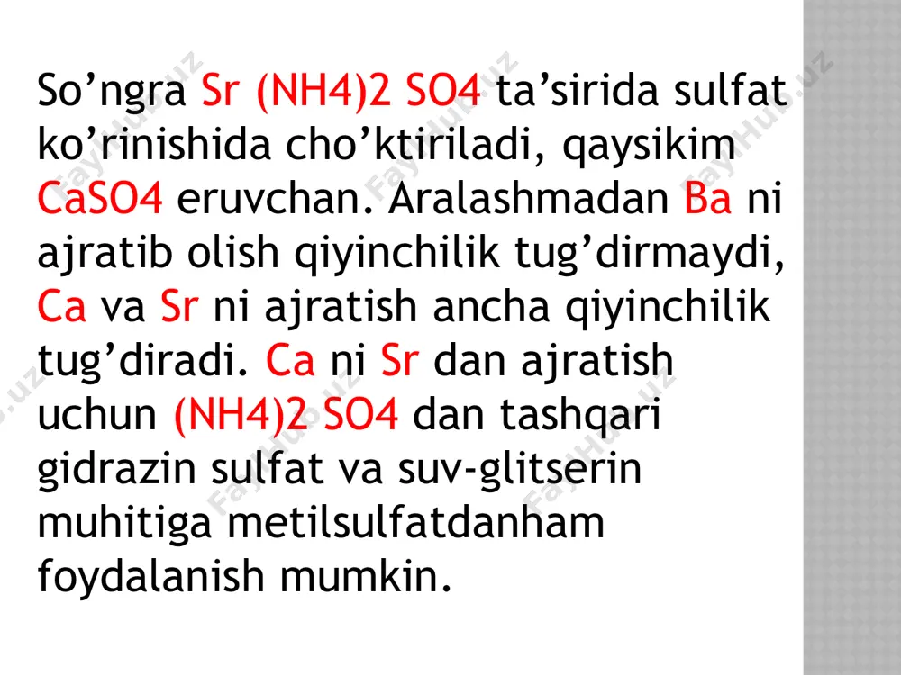 kalsiy hamda uning birikmalarining kimyoviy va fizik- kimyoviy analizi - Page 4