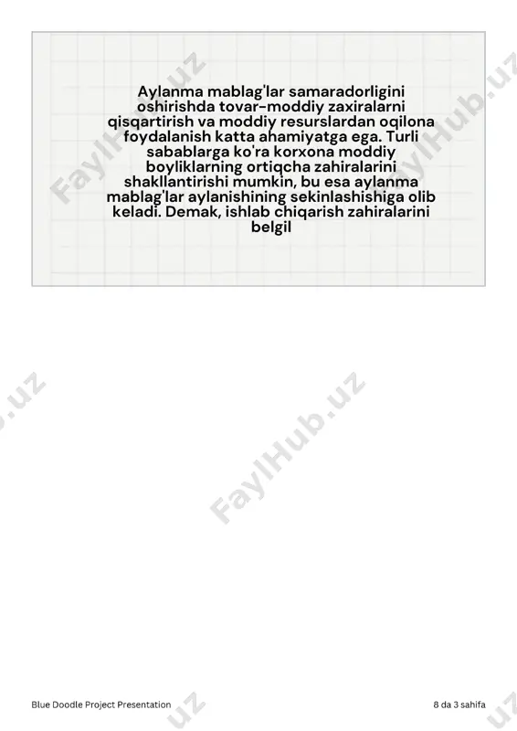 blue doodle project presentation - Page 3