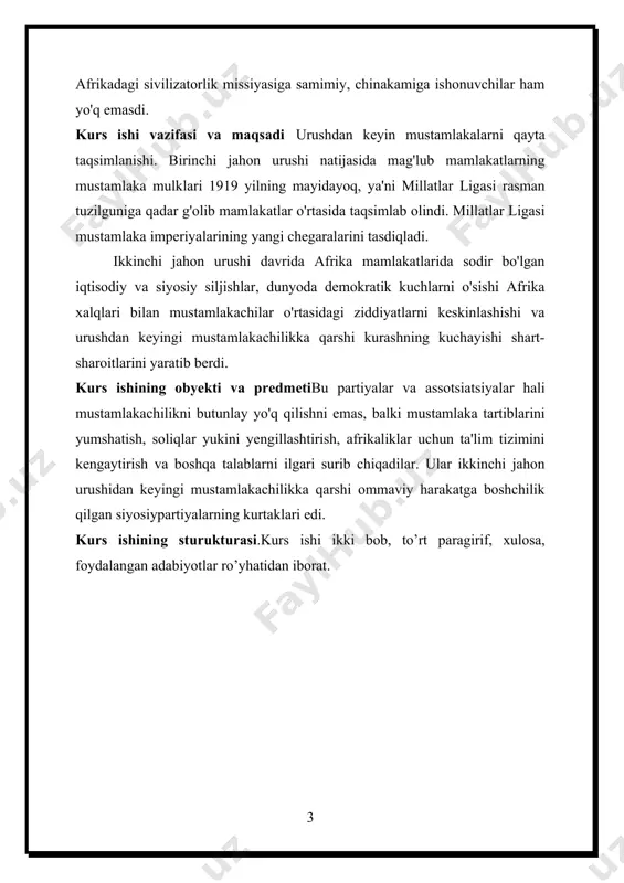 kturasi.kurs ishi ikki bob, to’rt paragirif, xulosa, foydalangan adabiyotlar ro’yhatidan iborat. i. bob. fransiya konsullik davrida 1.1. fransiyaning xvii asr o’rtalaridagi ijtimoiy iqtisodiy siyosiy rivojlanishi xvii asrning o’rtalarida fransiya g`arbiy yevropaning eng yirik va markazlashgan davlati edi. bosh vazir kardinal rishele (1624—1642) davrida absolyutizm mustaxkamlandi. o’ttiz yillik urushning g`olibona natijalari yevropada fransiyaning siyosiy ustunligini ta’minladi. mamlakat iqtisodiyoti agrar tavsifiga ega edi axolining 85% qishlokda yashar edi. sanoatda yetakchilik rolini to’qimachilik tarmog`i o’ynar edi. xvii asrda mamlakatda «dastlabki jamg`arish» jarayonlari davom etardi . bu yerda davlat qarzlari, soliq bosimi, sudxo’rlik moliyasi katta axamiyatga ega edi. manufaktura ishlab chiqarilishi asta sekinlik bilan rivojlanishiga qaramasdan feodal munosabatlar mamlakatda ustunlik qilar edi. dvoryanlar tabaqasida ham ijtimoiy siljishlar ko’zga tashlanardi. asilzoda dvoryanlarning («qilich dvoryanlari») katta qismi iqtisodny jixatdan zaiflashardi. shu paytning o’zida dvoryanlar tabaqasi savdo— sanoat doiralardan chiqqan dvoryanlar xisobiga kengaymoqda edi. sanoat, savdo va sudxo’rlik doiralari siyosiy mustaqillikka intilishmasdi. 1643 yili besh yoshlik lyudovik …
