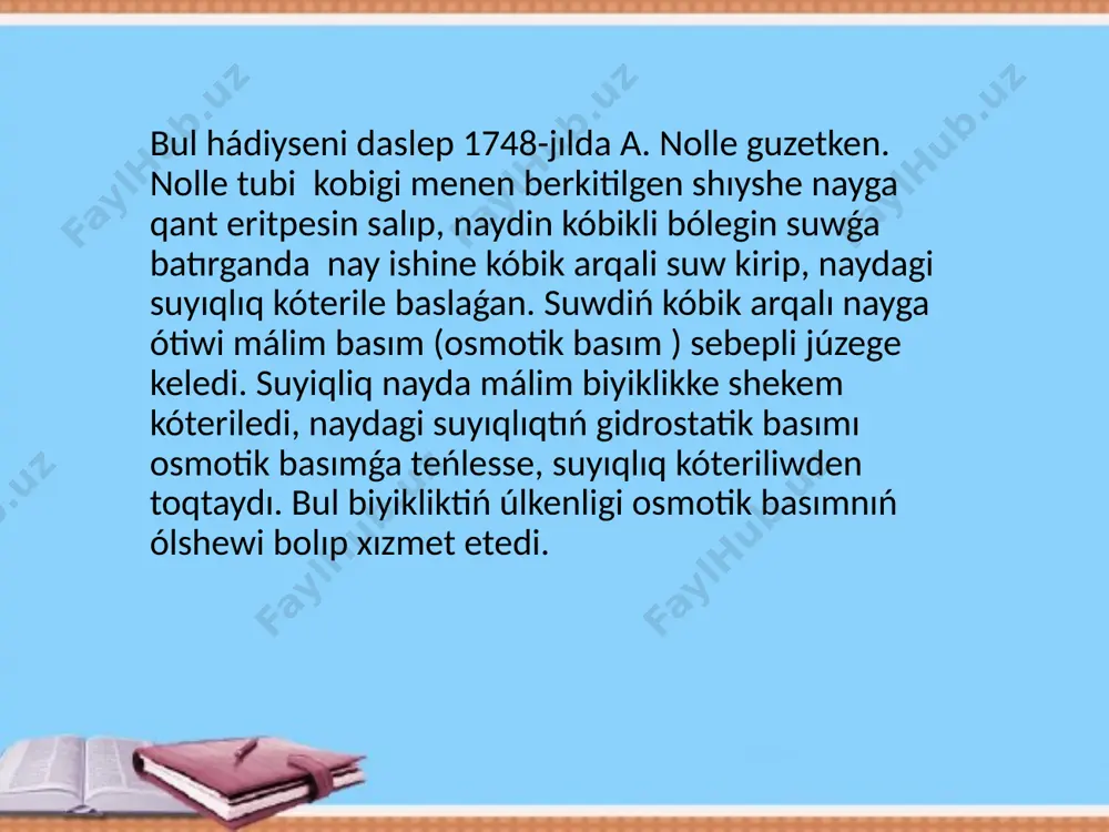 osmos, osmotik basim, kapilliyar hadiyseler - Page 3
