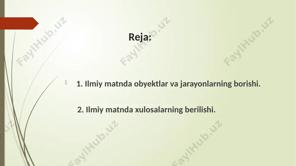 oyil (postulat)lar va aksiomalar ilmiy bilishning boshlang‘ich holati hisoblanadi, bular sistemalashtirishning boshlang‘ich shakli bo‘lib, ta’limot, nazariya va h.k. (masalan, kvant mexanikasidagi bor postulati, yevklit hodisasi aksiomalari va b.)lar asosida yotadi. ilmiy bilimni umumlashtirish va tizimlashtirishning oliy shakli bo‘lib ta’rif hisoblanadi. u mavjud obyektlar, jarayonlar va hodisalarni umumlashtirib idroklashga, shuningdek, yangilarini oldindan aytib berishga imkon beruvchi tadqiqotlarning ilmiy tamoyillari, qonunlari va usullarini ifodalaydi. ilmiy bilim tizimida ilmiy qonunlar muhim tarkibiy qism bo‘lib hisoblanadi, bular tabiat, jamiyat va tafakkurdagi eng ahamiyatli, barqaror va takrorlanuvchi obyektiv ichki bog‘liqlikni aks ettiradi. olimlar ilmiy natija (ijobiy yoki salbiy)ga erishish vositasi sifatidagi daliliy materiallarga yetarlicha ega bo‘lmagan hollarda faraz (gipoteza)dan foydalanadilar. faraz ilmiy taxmin bo‘lib, tajribada tekshirishni talab etadi va nazariy jihatdan ishonchli ilmiy nazariya bo‘lish uchun asoslanishi lozim. fan masalalarni hal qilish omili bo‘lib, nazariyalar ishlab chiqish, borliq obyektiv qonunlarini ochish, ilmiy faktlarni aniqlash va h.k.lar hisoblanadi. bular ilmiy bilishning umumiy va maxsus usullaridir. umumiy …