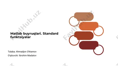 matlab dasturi — PDF