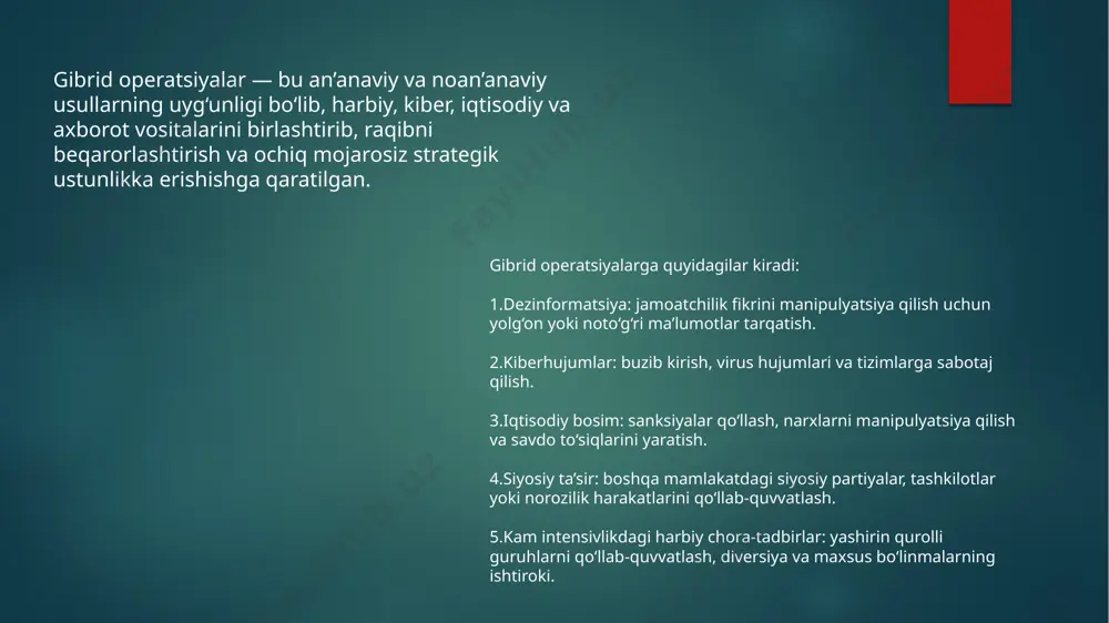 operatsiya xonasi neyroxirurgiyada, masalan, transpedikulyar osteosintez paytida va miya anevrizmalarini bartaraf etish bo'yicha operatsiyalar paytida qo'llaniladi. ikkala holatda ham gibrid operatsiya xonasi an'anaviy jarrohlik usullariga nisbatan sezilarli afzalliklarni ko'rsatdi. transpedikulyar osteosintezda navigatsiya tizimidan foydalanish natija sifatini yanada yaxshilashi mumkin. torakal jarrohlik va endobronxial muolajalar tahrirlash yaqinda gibrid operatsiya xonalarida kichik o'pka tugunlarini tashxislash va davolash muolajalari ham amalga oshirildi. jarrohlik paytida tibbiy tasvirlash o'pka tugunlarining joylashishini aniq aniqlash imkonini beradi, ayniqsa kichik shaffof o'smalarda, metastazlarda va o'pka etishmovchiligi holatlarida. bu torakal jarrohlik paytida biopsiya va kesmalar paytida aniq navigatsiya qilish imkonini beradi. ko'krak qafasidagi jarrohlik paytida tibbiy tasvirlardan foydalanish teginish hissi yo'qolishini qoplashi mumkin. bundan tashqari, bunday hollarda gibrid operatsiya xonasidan foydalanish sog'lom o'pka to'qimasini saqlab qolishga yordam beradi, chunki operatsiya davomida tugunlarning holati aniq ma'lum. bu, o'z navbatida, operatsiyadan keyingi bemorlarning hayot sifatini oshiradi. ortopedik intensiv terapiya operatsiyasi tahrirlash tos suyagi, tovon yoki tibia kabi tana qismlarida murakkab yoriqlar …