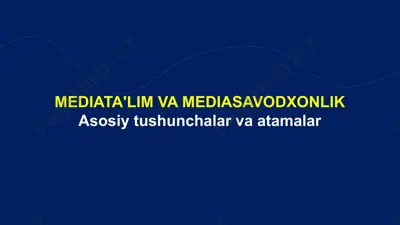 mediata'lim va mediasavodxonlik — PPTX