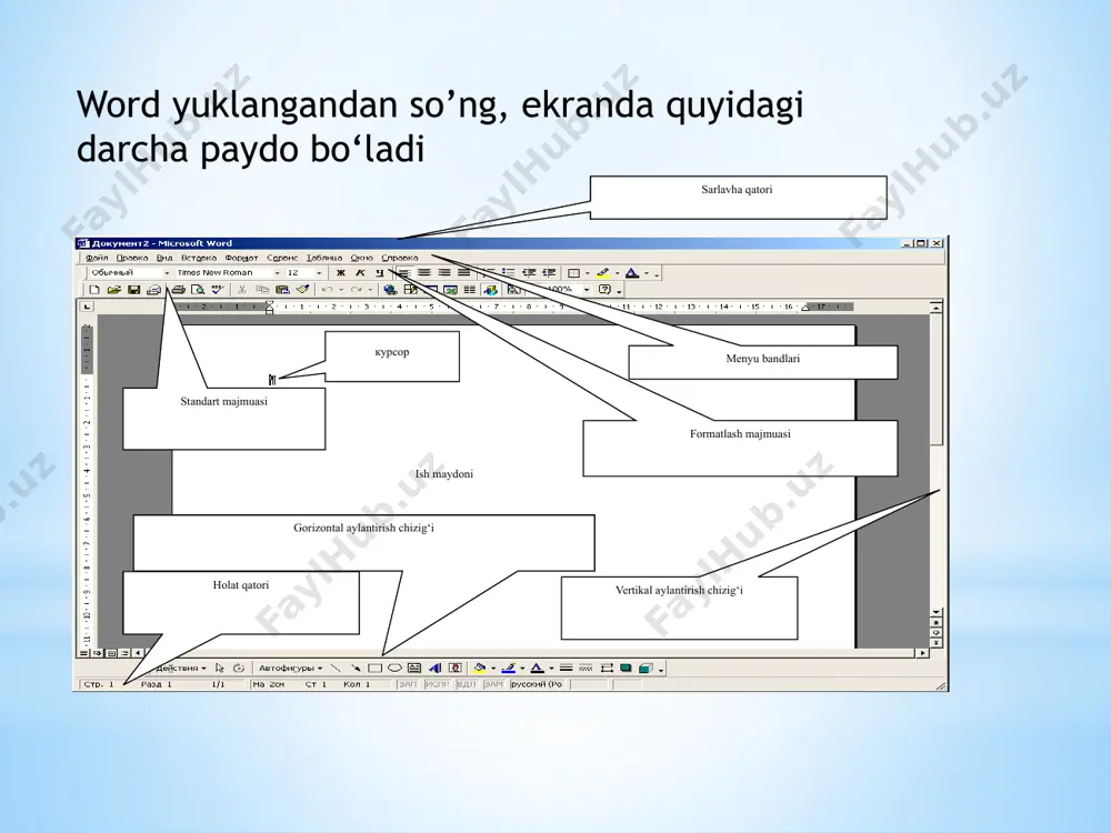 word matn muharririda ishlash asoslari - Page 4
