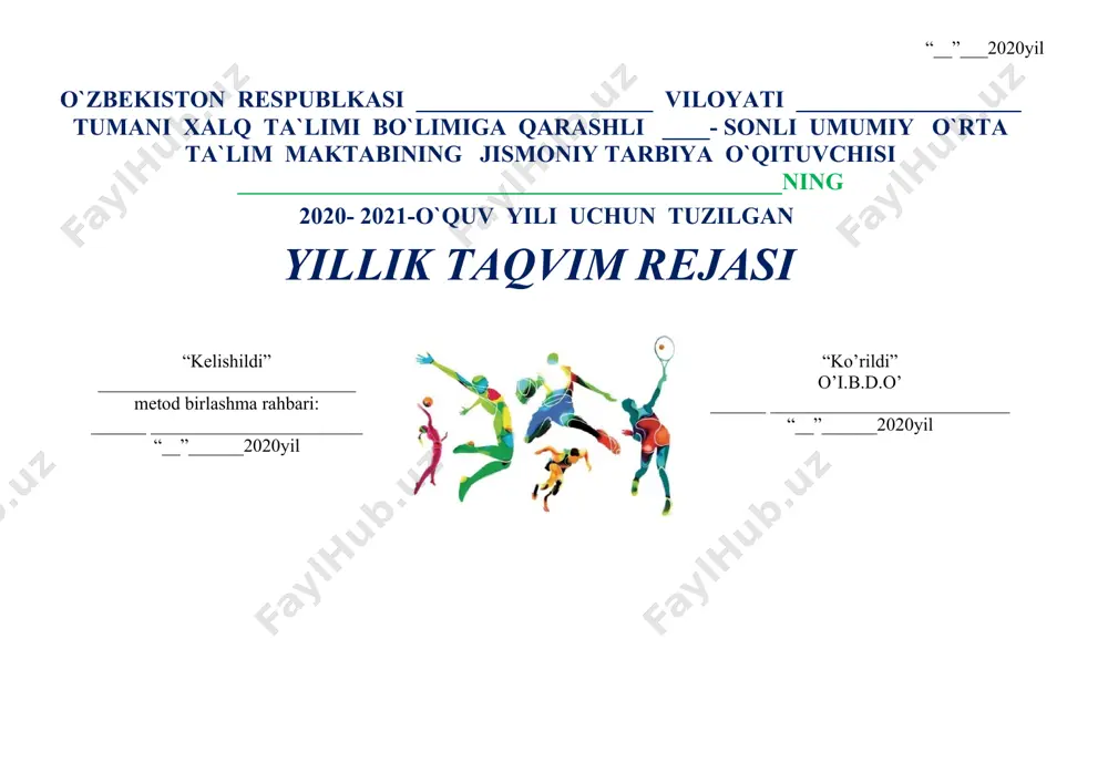 urakkab hayotiy-amaliy, shuningdek, sportning harakatli turlarini o‘zlashtirishga yo‘naltiriladi. boshlang‘ich: i-iv sinflarda o‘qituvchi tomonidan darsni tashkil etish va o‘tkazish usuli o‘quvchilarning ko‘p jihatdan yosh xususiyatlariga bog‘liq. mashg‘ulotda motorika harakatlarining ustunligi yaxlit metodga berilib, harakat faoliyatini rivojlantirish va o‘zlashtirishga qaratilishi, o‘quvchilar bilan mashg‘ulotlar o‘tkazishda mashqlarni to‘g‘ri nomlash, ularni aniq ko‘rsatish va o‘z vaqtida xatolarni to‘g‘irlab borish lozim. harakatga bo‘lgan ehtiyoj bolaning asosiy fiziologik xususiyatlaridan biri bo‘lib, uning normal shakllanishi, o‘quvchilarning jismoniy qobiliyatlarini rivojlantirish bilan chambarchas bog‘liqdir. i-iv sinf o‘quvchilarini jismoniy tarbiyalashda muhim vazifalar: sog‘lomlashtirish, qaddi-qomatni yaxshilash, oyoqlarda yassilik, x va o simon kasalliklarini rivojlanishini oldini olish; barkamol jismoniy rivojlanishga ko‘maklashish; salbiy ekologik sharoitlarga chidamliligini oshirish; fazoviy, tomporal va kuch parametrlarini farqlash, harakat tezligi, muvozanat saqlash, ritm, signallarga javob berish tezligi va aniqligi, harakatlarni muvofiqlashtirish; shaxsiy gigiena, kun tartibiga rioya qilish, to‘g‘ri ovqatlanish, ertalabki badantarbiya, kundalik turmush va jismoniy mashqlarning salomatlikka ta’siri haqida asosiy bilimlarni shakllantirish, mayda motorikani rivojlantirish; asbob-uskunalar va jihozlardan foydalanishda …