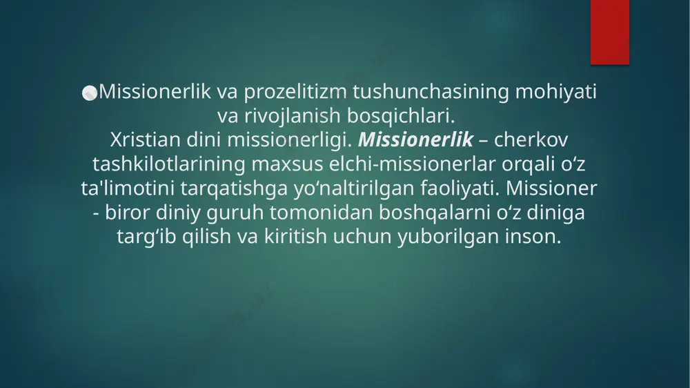 missionerlik va prozelitizm - Page 4