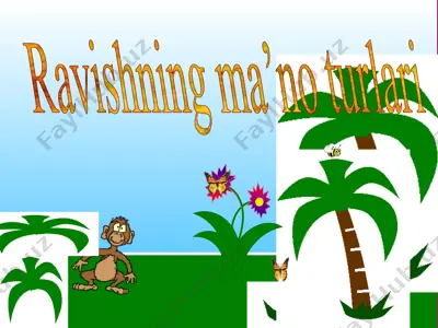 ravishning ma’no turlari — PPTX