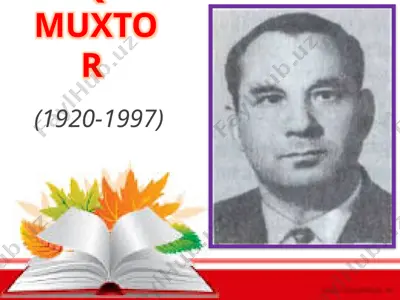 asqad muxtor. chinor — PPTX