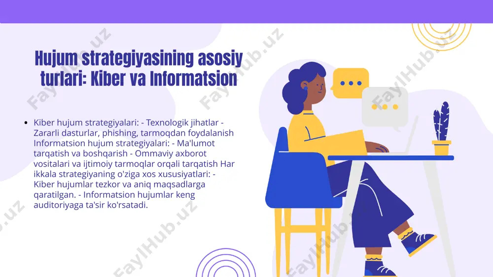 rat. ushbu misollar global xavflarni oshiradi. hujum strategiyalari qanday o'zgaradi? hujum strategiyalari texnologiyalarning rivojlanishi bilan o'zgaradi. raqamli texnologiyalar hujumlarni murakkablashtiradi. zamonaviy texnologiyalar va hujum strategiyalari zamonaviy texnologiyalar, masalan, bulutli hisoblashlar va iot, hujum strategiyalarini kuchaytiradi. hujum strategiyasining asosiy elementlari tarkibiy qismlar hujum strategiyasining asosiy tarkibiy qismlari: maqsadlar, resurslar va vaqt. har bir hujum strategiyasi aniq maqsadlarga erishishni ko'zlaydi. resurslar, shu jumladan, insoniy va moliyaviy resurslar, strategiyaning amalga oshirilishida muhim ahamiyatga ega. strategiyalarni ishlab chiqish hujum strategiyalarining ishlab chiqilishi murakkab jarayon bo'lib, o'zaro aloqalar va integratsiya muhim rol o'ynaydi. turli omillar, jumladan, raqobatchilar harakati va bozor talabi hisobga olinadi. photo by kübra arslaner on unsplash hujum strategiyasi va kiber xavfsizlik kiber hujum strategiyalarining o'ziga xos xususiyatlari kiber hujum strategiyalari zamonaviy xavfsizlik muammolariga javob berish uchun yaratilgan. ular hujumni amalga oshirish va himoya choralarini kuchaytirishga qaratilgan. kiber hujumlarida strategiyalar hujumchilarning maqsadlarini aniqlashda muhim ahamiyatga ega. har bir strategiya o'z taktik usullarini taklif …