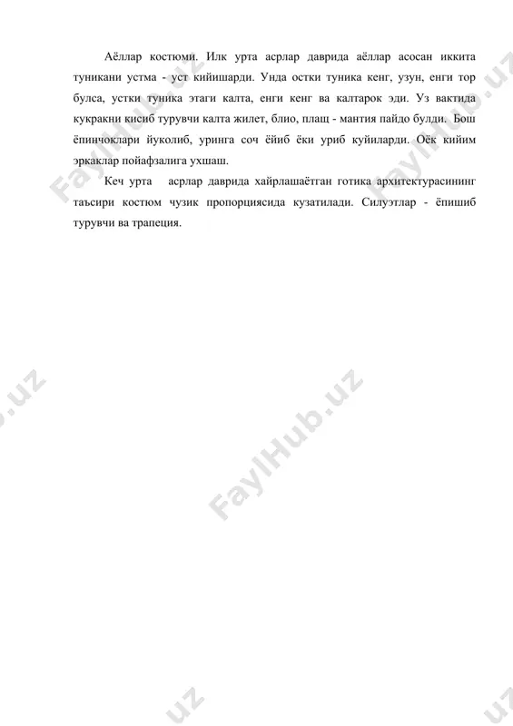 гарбий европа костюми (у - xx асрлар) - Page 3