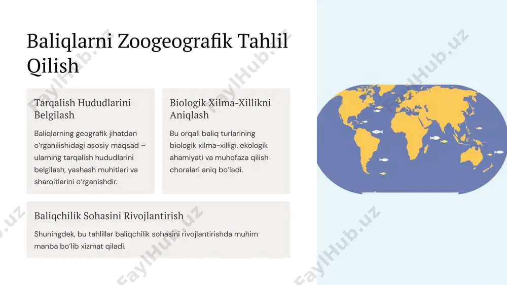 aklari va suyak tuzilishlari bilan ajralib turadi. ular odatda katta hududlarda tarqalgan bo‘lib, akulalar kabi yirik baliqlar ham ushbu guruhga kiradi. 11 image2.png image1.png image3.png image4.png image5.png image6.png image7.png image8.png image9.png image10.png image11.png image12.png image13.png image14.png image15.png image16.png image17.png image18.png image19.png image20.png