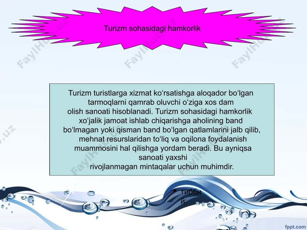 o`zbekistonda turizm sohasini rivojlantirishda mavjud muammolar - Page 5