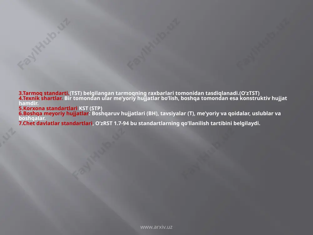 standart va ularning turlari iso - Page 4
