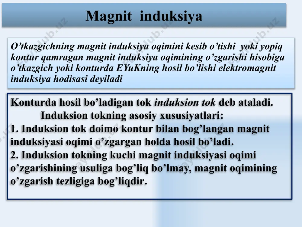 magnit induksiya oqimi va magnetiklar - Page 4
