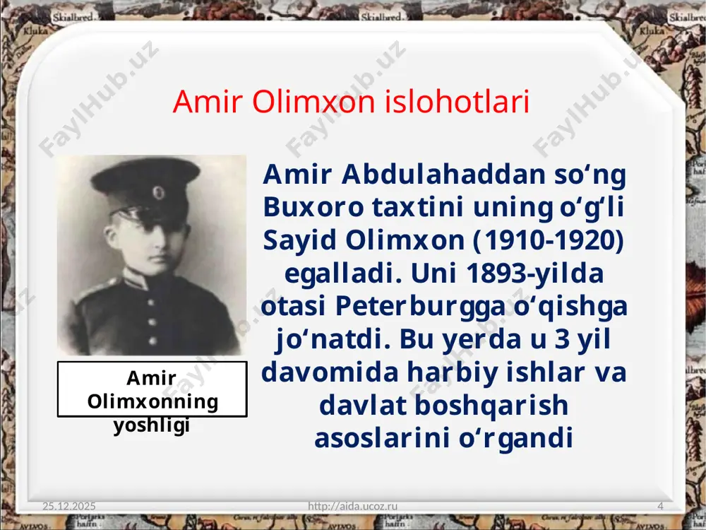 yosh buxoroliklar faoliyati va buxoro amirligining tugatilishi 9 -sinf - Page 4