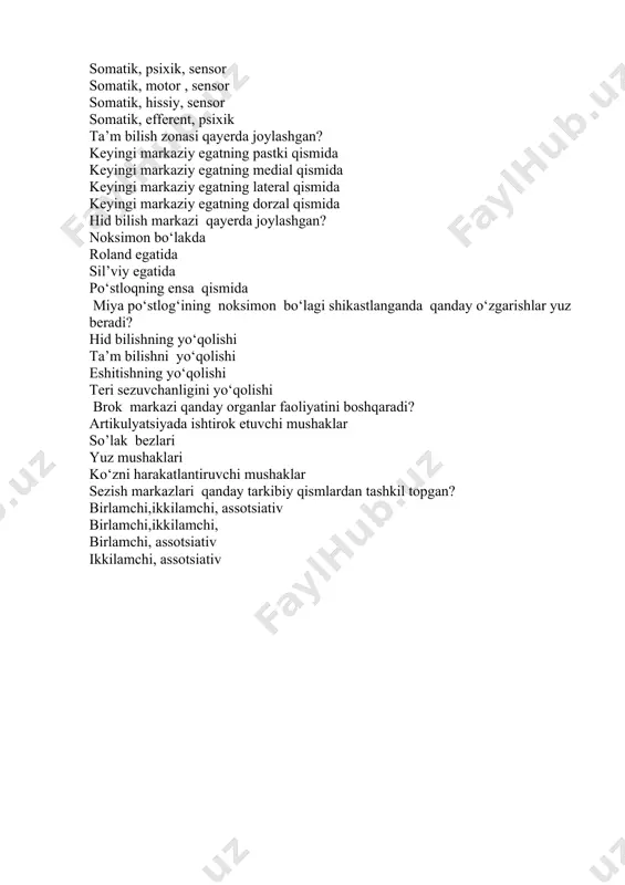 i, birlamchi, assotsiativ ikkilamchi, assotsiativ