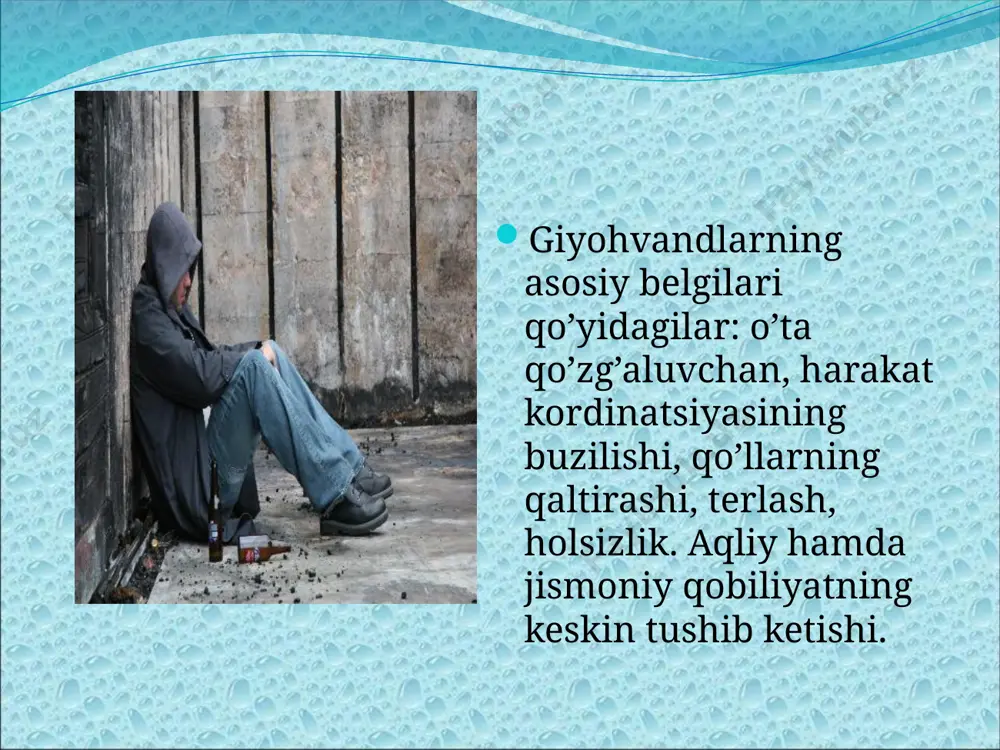 narkotik moddalarning oliy asab tizimiga faoliyatini o`rganish - Page 4