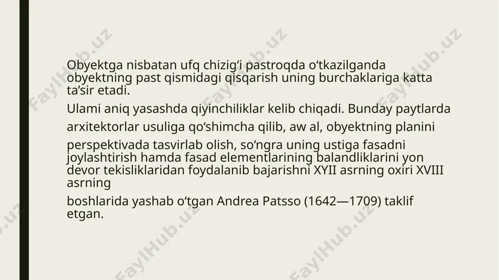 plani tushurilgan yon devor usuli - Page 3